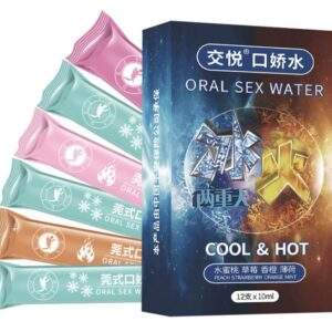 12 cantidades agua de sexo oral COOL & HOT