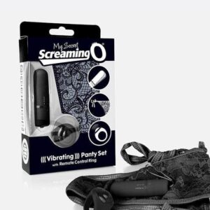 TANGA VIBRADORA NEGRA - MY SECRET SCREAMING O -