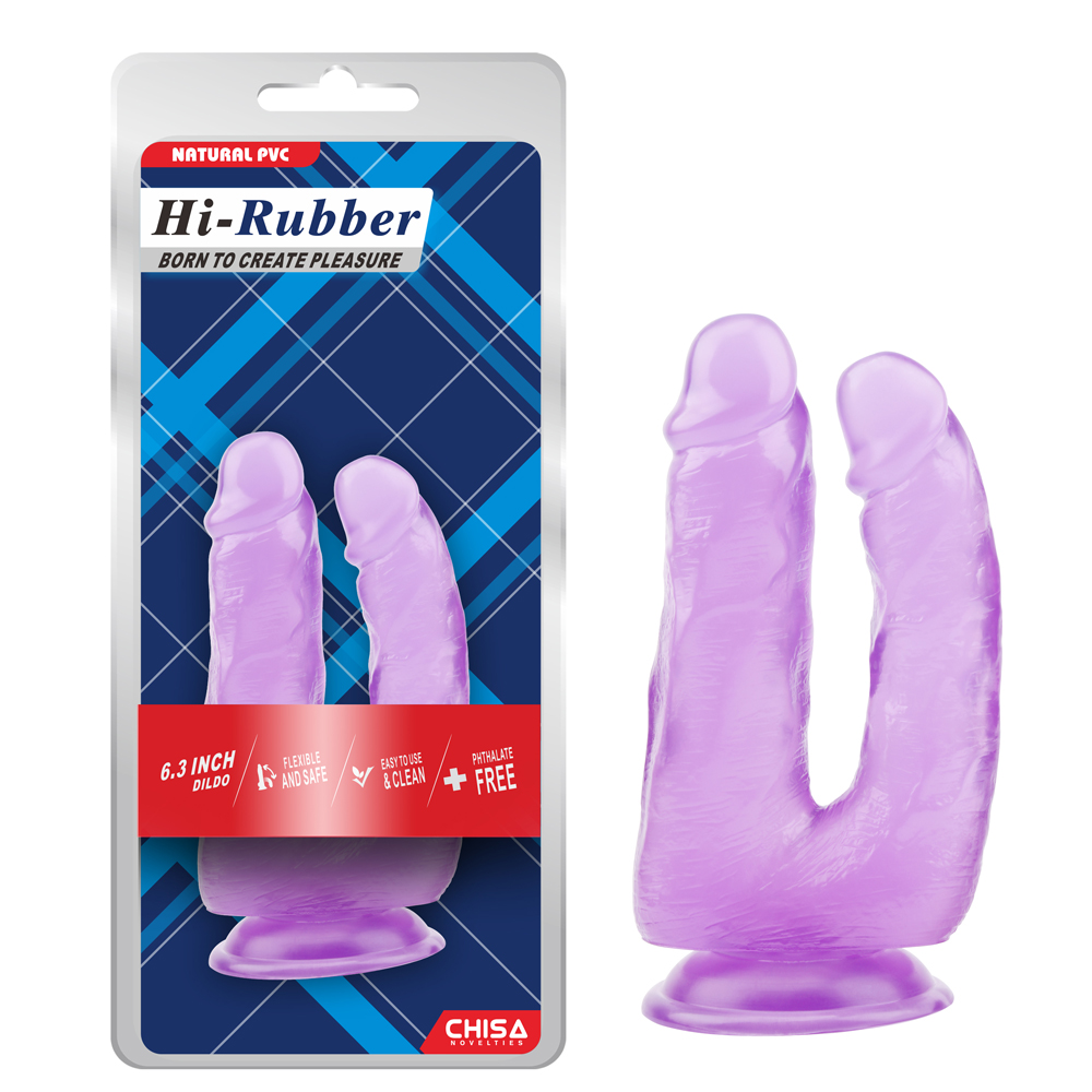 CHISA CN-711914371 6.3 Inch Dildo-Purple